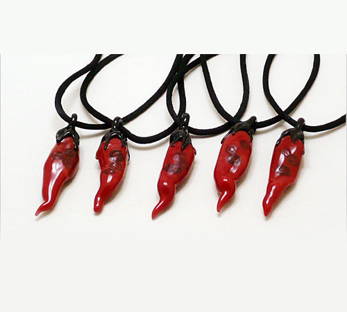 ガラスアートレッドホットチリ